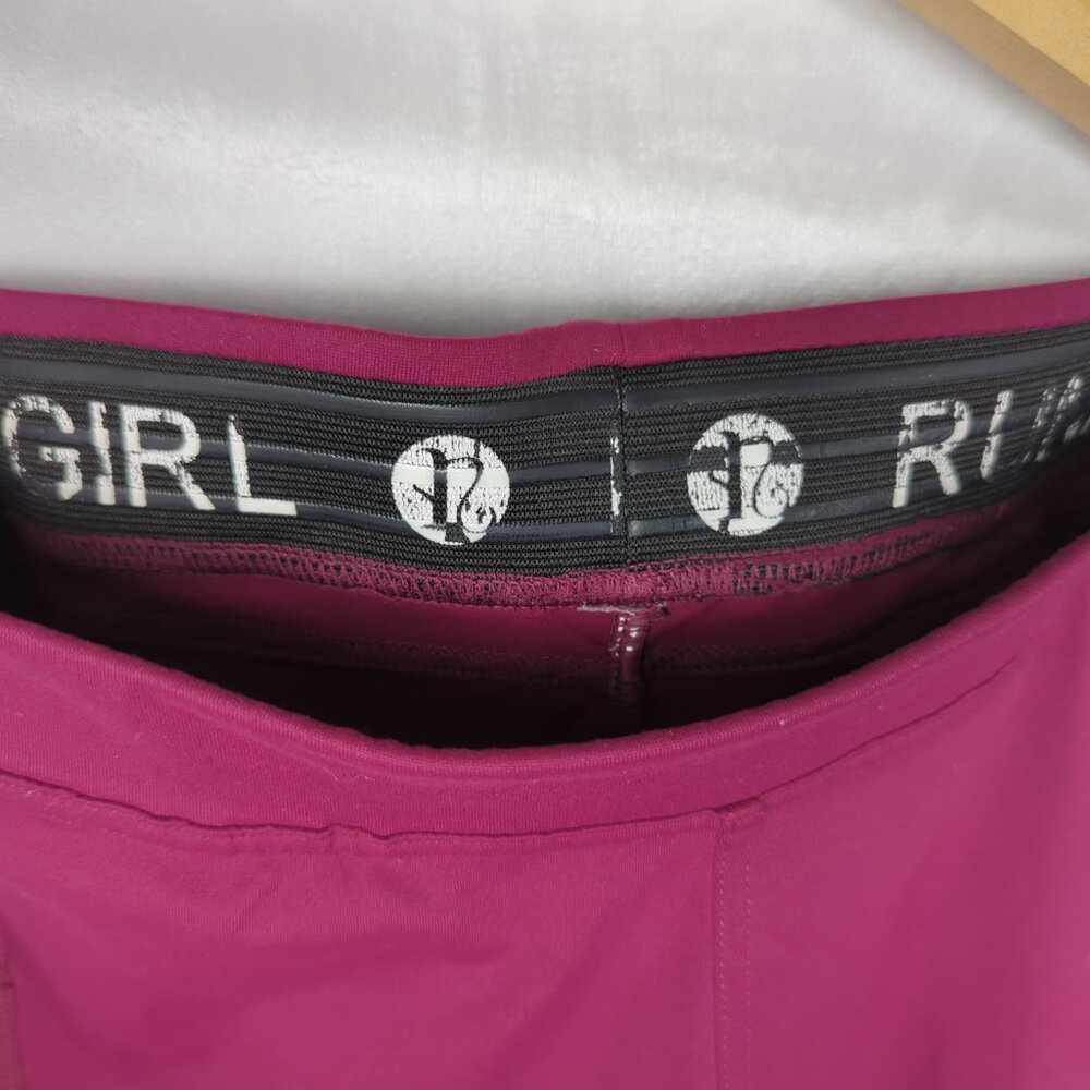 Running Girl Leggings Size M - Magenta - Picture 3 of 7